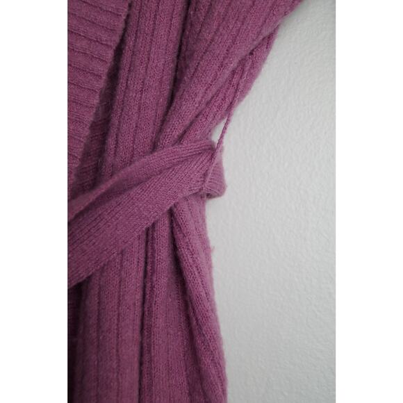 Lovers +‎ Friends Aubree Duster Cardigan Rib Knit Tie Waist Sweater Medium - Picture 11 of 15